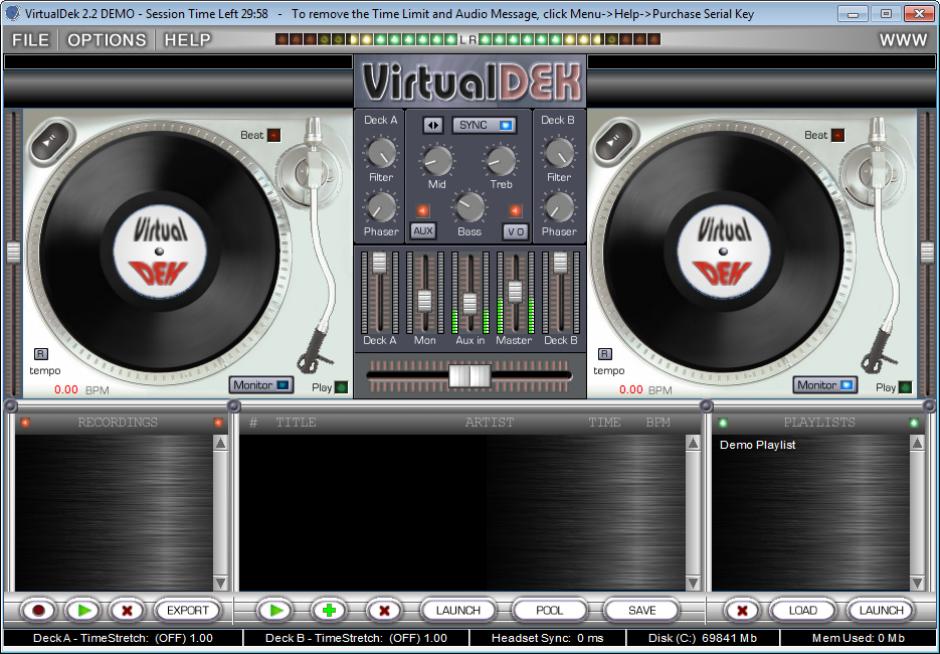 virtual dj reloop beatmix serial number